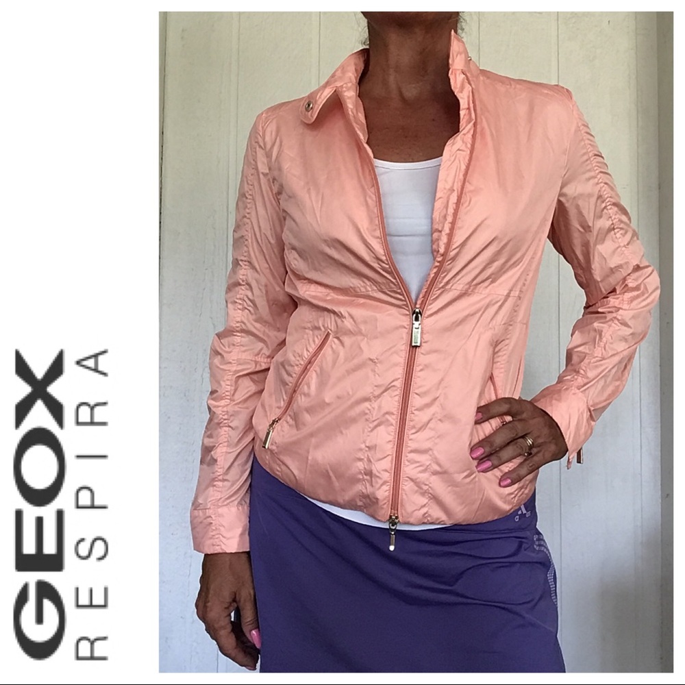 GEOX RESPIRA PACKABLE WINDBREAKER NWOT SIZE 6